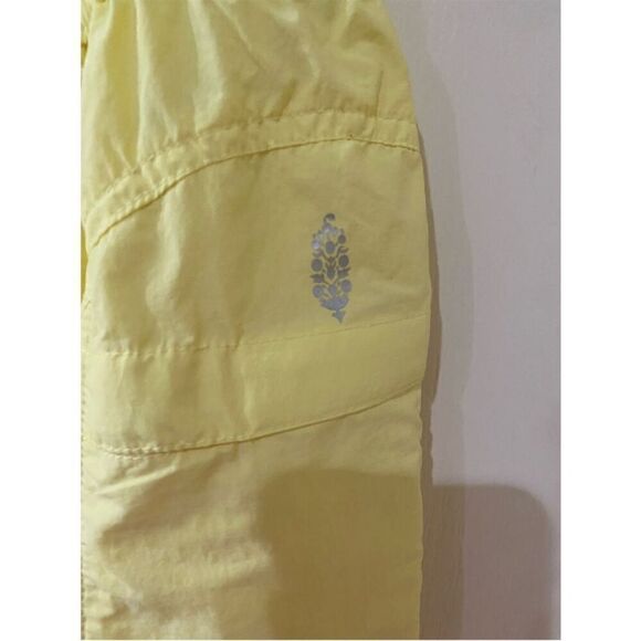 NWOT Free People High Waisted Shorts in a butter yellow shade - Picture 5 of 9